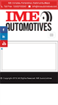 Mobile Screenshot of imeautomotives.com