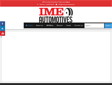 Tablet Screenshot of imeautomotives.com